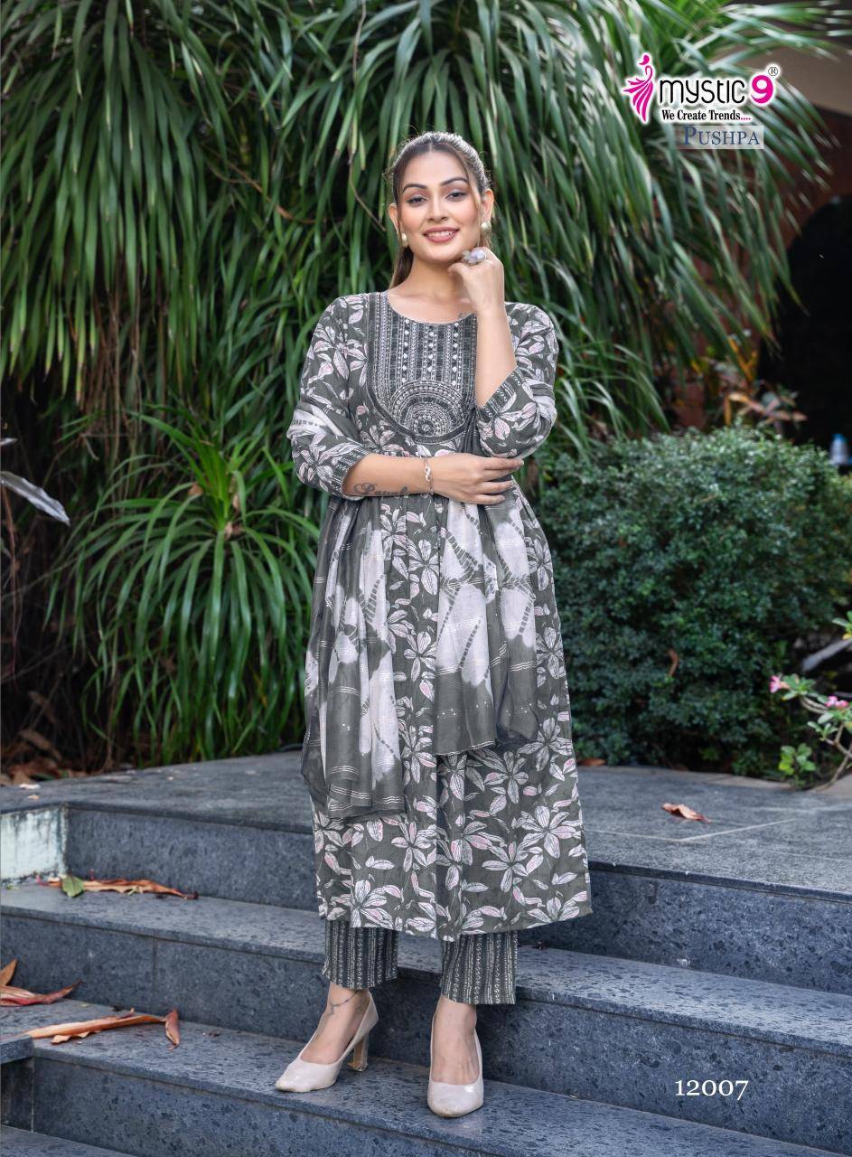 Mystic9 pushpa vol 12 Best kurti designs wholesale